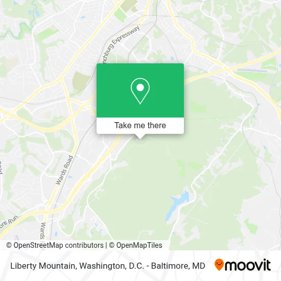 Liberty Mountain map