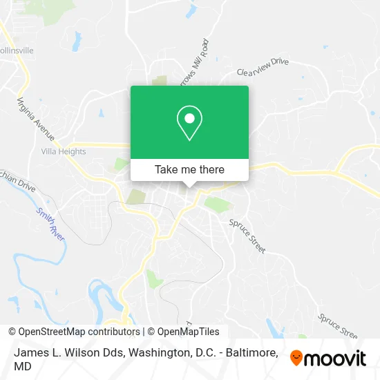 James L. Wilson Dds map