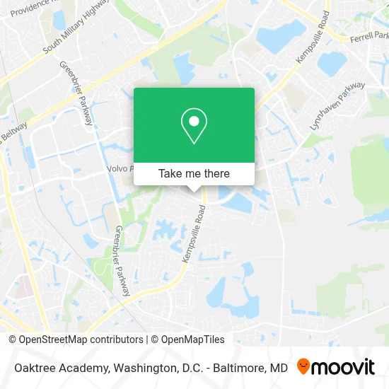 Oaktree Academy map