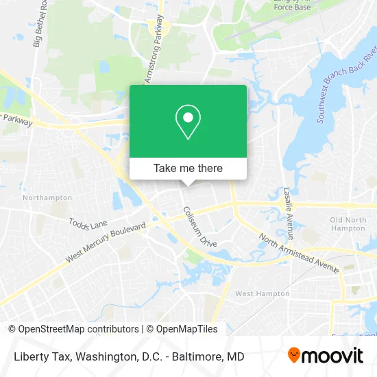 Liberty Tax map