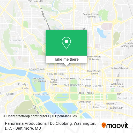 Panorama Productions | Dc Clubbing map
