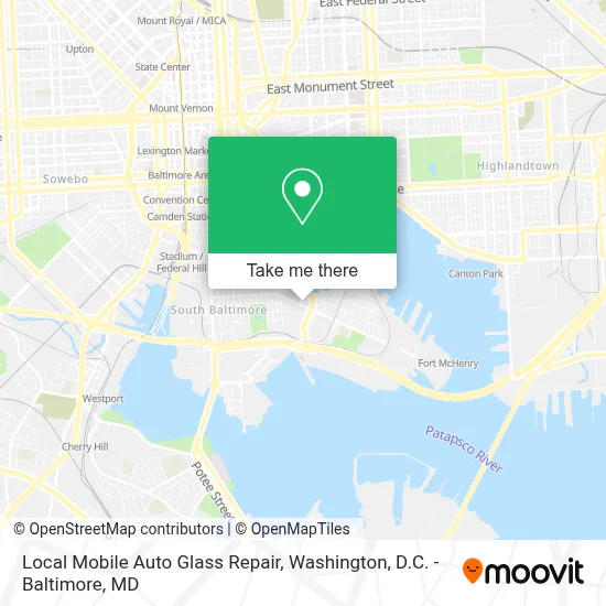 Local Mobile Auto Glass Repair map