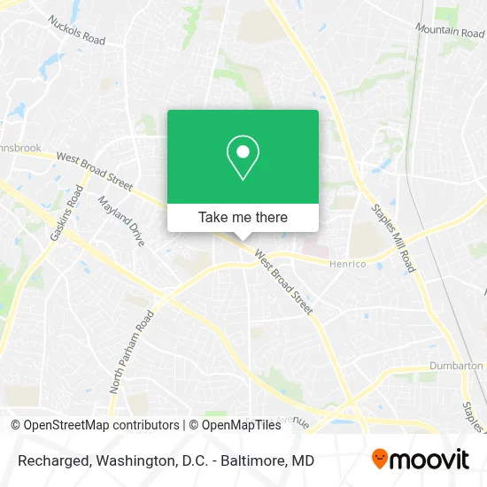 Recharged map