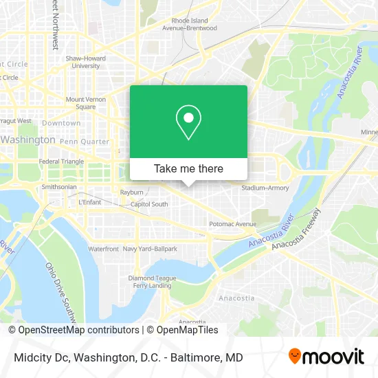 Midcity Dc map