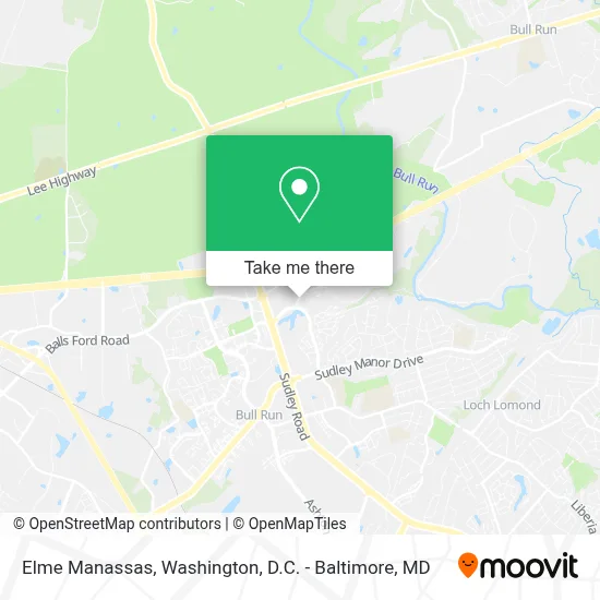 Elme Manassas map