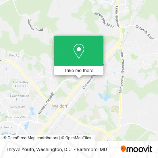 Thryve Youth map