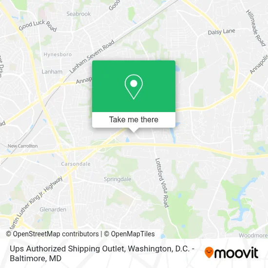 Ups Authorized Shipping Outlet map