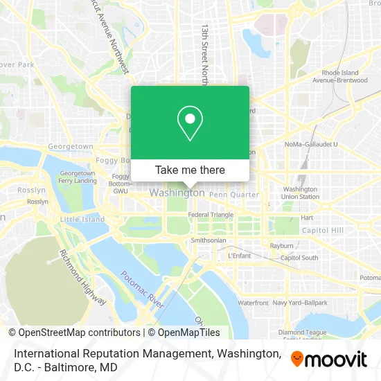 International Reputation Management map