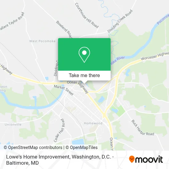 Lowe's Home Improvement map