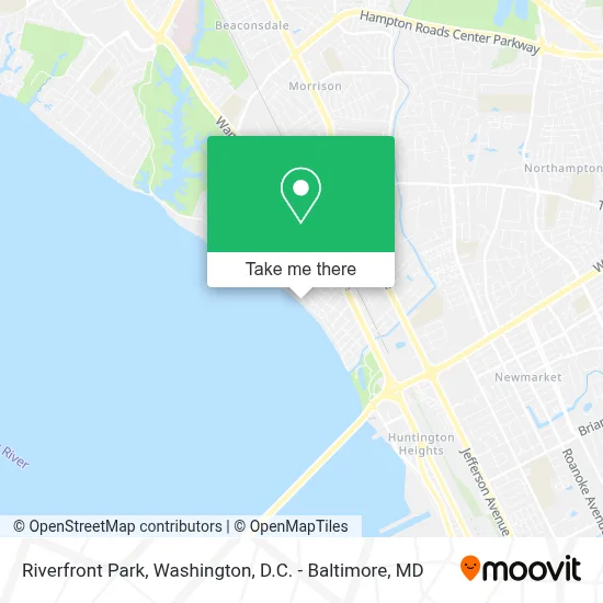 Riverfront Park map