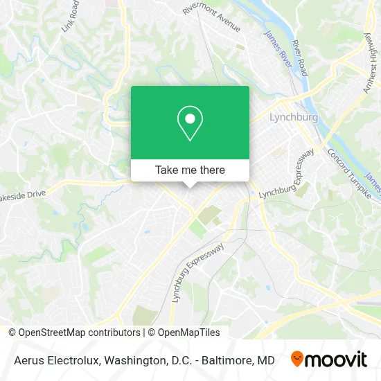 Aerus Electrolux map