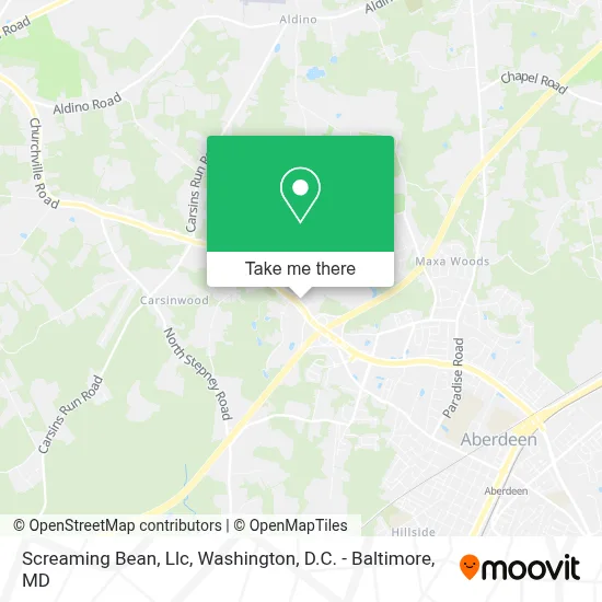 Screaming Bean, Llc map