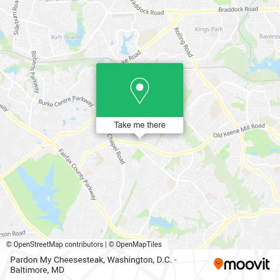 Pardon My Cheesesteak map