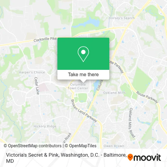 Victoria's Secret & Pink map