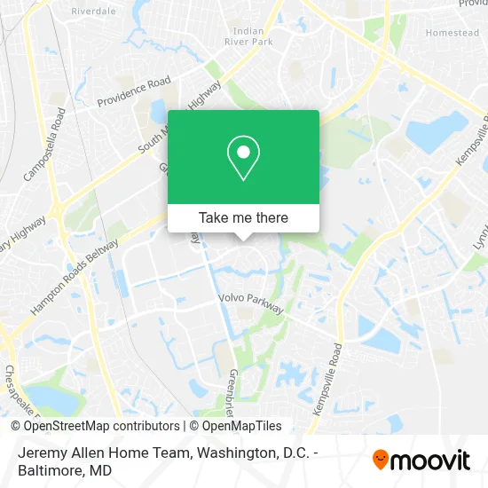 Jeremy Allen Home Team map
