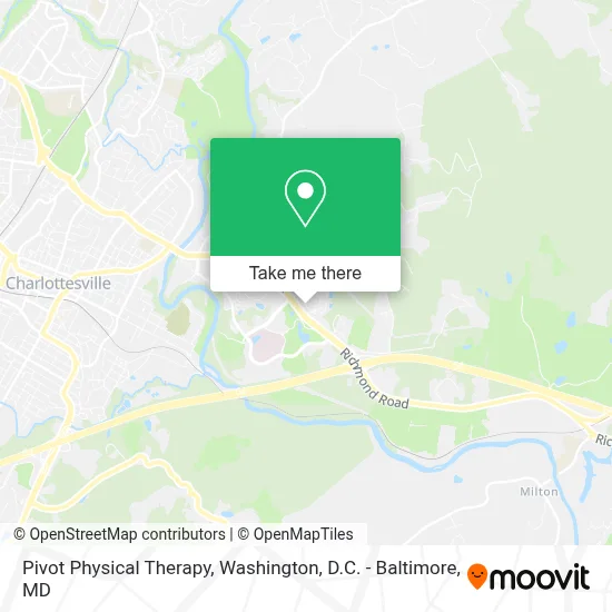 Pivot Physical Therapy map