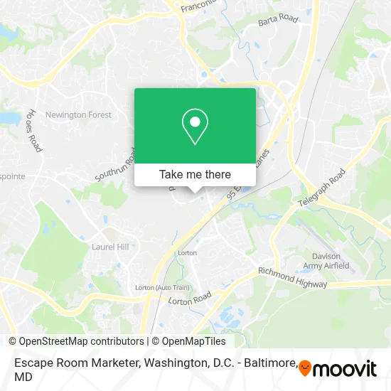 Escape Room Marketer map