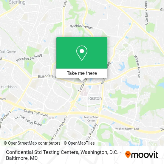 Confidential Std Testing Centers map