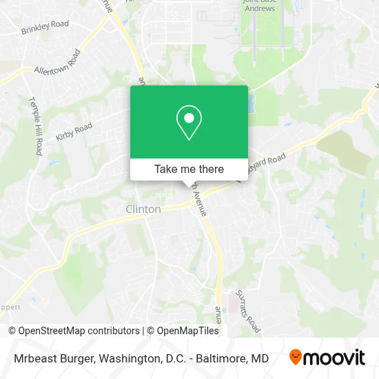 Mrbeast Burger map