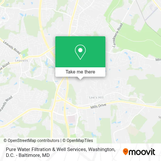 Pure Water Filtration & Well Services map