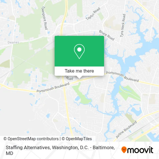 Staffing Alternatives map