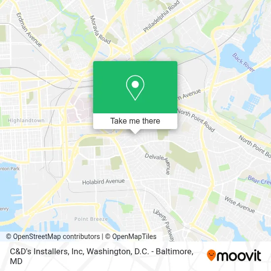 C&D's Installers, Inc map