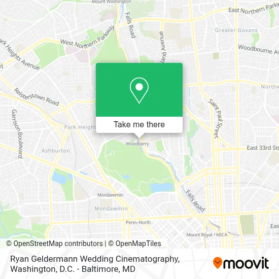 Ryan Geldermann Wedding Cinematography map