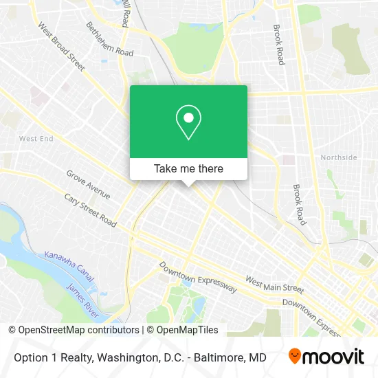 Option 1 Realty map