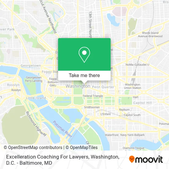 Excelleration Coaching For Lawyers map