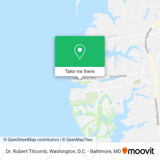 Dr. Robert Titcomb map