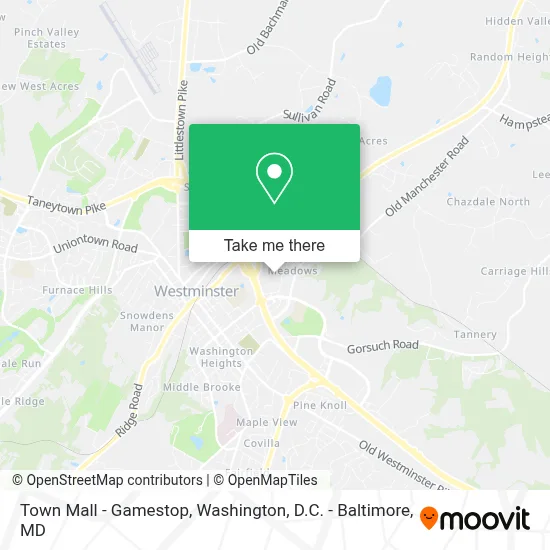 Town Mall - Gamestop map