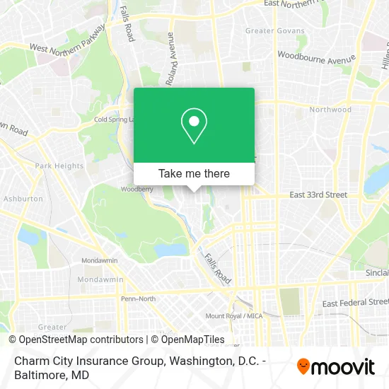 Charm City Insurance Group map