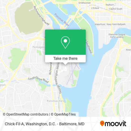 Chick-Fil-A map