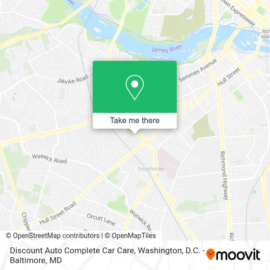 Discount Auto Complete Car Care map