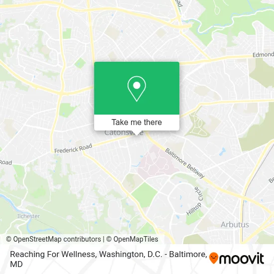 Reaching For Wellness map