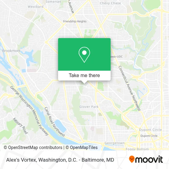 Alex's Vortex map