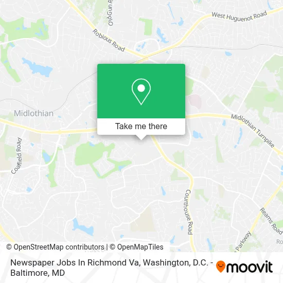 Newspaper Jobs In Richmond Va map