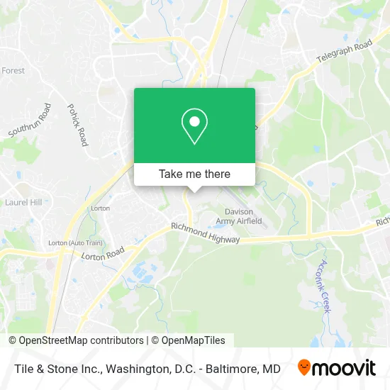 Tile & Stone Inc. map