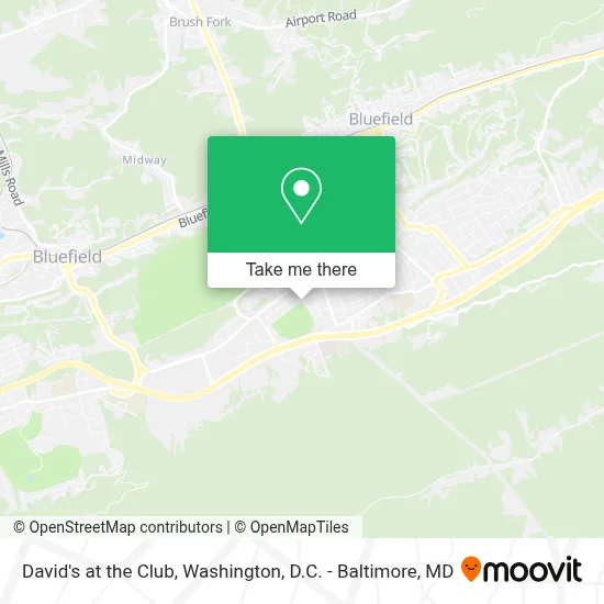 David's at the Club map