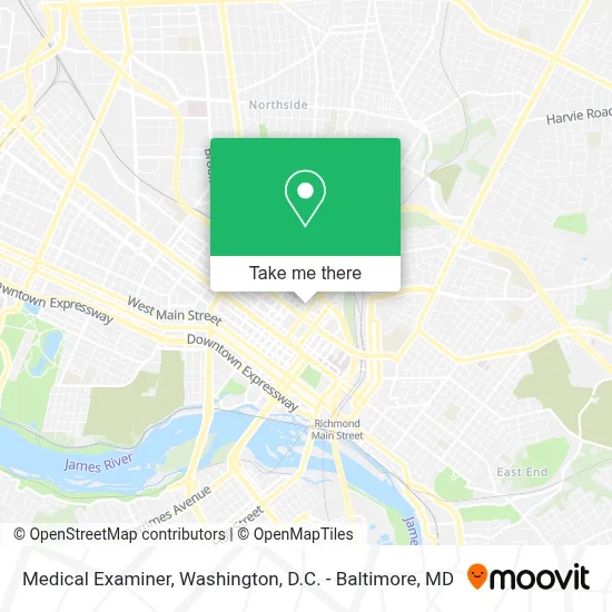 Medical Examiner map