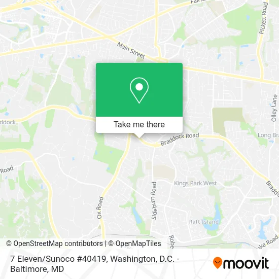 7 Eleven/Sunoco #40419 map