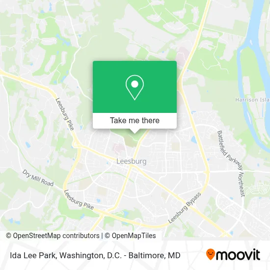Ida Lee Park map