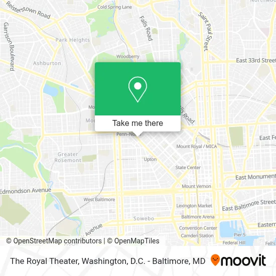 The Royal Theater map