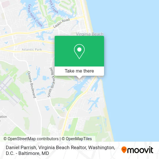 Daniel Parrish, Virginia Beach Realtor map