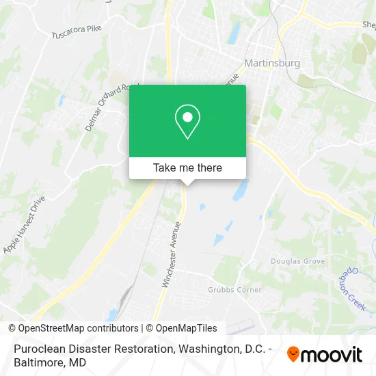 Puroclean Disaster Restoration map