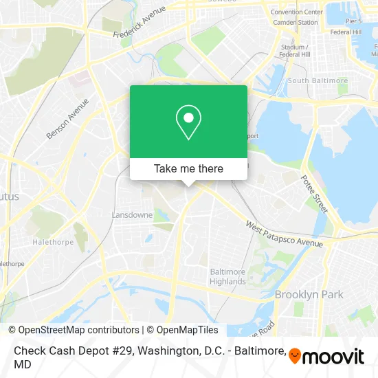 Check Cash Depot #29 map