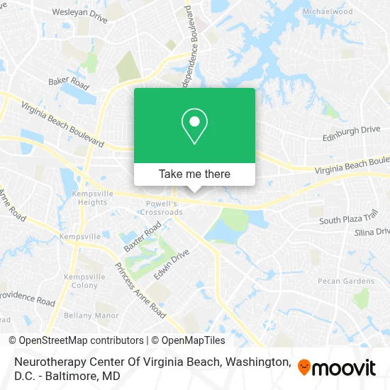 Neurotherapy Center Of Virginia Beach map