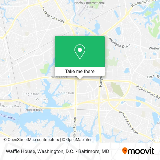 Waffle House map