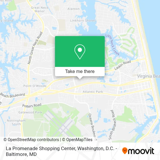 La Promenade Shopping Center map