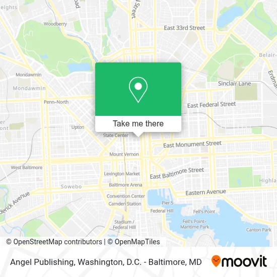 Angel Publishing map